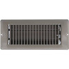 Danco 9-7/8 X 3-3/4 In. Steel Floor Register W/ 7/8 In. Drop (Brown)