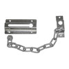 Prime-Line Chain Door Lock, 3-5/16 In., Extruded Brass, Satin Nickel-Plated, 6 In. Chain
