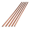 Fasade 47" Vinyl Outside Corner Trim, Polished Copper, Package Of 5