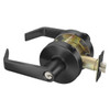 Yale 4607ln Au Entry Lever Lockset Black Suede Powder Grade 2