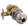 Arrow Grade 2 Turn-Pushbutton Entrance Cylindrical Lock, Satin Stainless Steel