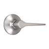 Shield Security Flat Straight Keyless Passage Door Lever In Satin Nickel