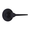 Shield Security Flat Straight Keyless Passage Door Lever In Matte Black