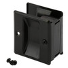 Prime-Line Pocket Door Passage Pull, Solid Brass, Matte Black