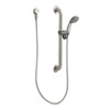 Moen Commercial Classic Brushed Nickel 1.5gpm 24" Slide Bar/Grab Bar Shower