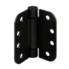 Prime-Line 4" Spring Door Hinge, Commercial Matte Black, Package Of 3