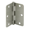 Prime-Line 3-1/2" Pivot Door Hinge, Residential Satin Nickel, Package Of 12