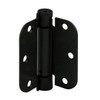 Prime-Line 3-1/2" Spring Door Hinge, Commercial, Matte Black, Package Of 3