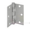 Prime-Line 3-1/2" Pivot Door Hinge, Commercial, Satin Nickel Package Of 3