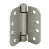 Prime-Line 4" Spring Door Hinge, Commercial Satin Nickel, Package Of 3