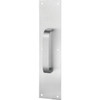 Rockwood 4 In Stainless Steel Pull Plate W/ 6 In Center To Center (Stainless Steel)