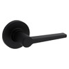 Kwikset Daylon Matte Black Hall/Closet Passage Door Lever