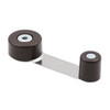 Prime-Line Door Stop Pivot Revolving Stop And Bumper, Brown