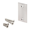 Prime-Line Door Edge Filler Plate, 2-1/4"H X 1-1/8"W, Satin Nickel