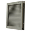NGP Door Partition Louver, Gray, Visible Blade Area 23-1/4" H X 23-1/4" W