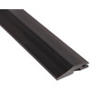 NGP Vinyl Carpet & Tile Divider Threshold, 3/4" X 3-1/2", Black 48"