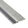 NGP Door Sweep With 1-3/4" Grey Nylon Brush Seal, Anodized, 48"