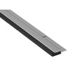 NGP Weatherstrip, Metal With Neoprene Seal, Anodized, 84"