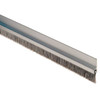 NGP Door Sweep With 7/16" Grey Nylon Brush Seal, Anodized, 108"