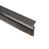 NGP Door Sweep With 1" Grey Nylon Brush Seal, Set, 8'W X 10'H