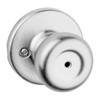 Kwikset Tylo Satin Chrome Bed/Bath Privacy Door Knob Contractor Pack, Case Of 6