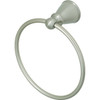 Seasons Keating Brushed Nickel Towel Ring