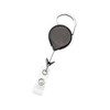 Key-Bak Retract-A-Badge Black Carabiner Top Slide Clip Id Strap Package Of 25
