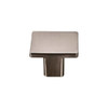 Seasons 1" Modern Square Cabinet Knob, Satin Nickel, Package Of 5