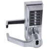 Dormakaba Cylindrical Lever Lock, 2-3/4 Backset, 3/4 Throw Latch, Satin Chrome