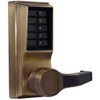 Dormakaba Cylindrical Lever Lock, Combination Entry Only, Antique Brass