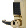 Dormakaba Cylindrical Lever Lock, Schlage Fsic Prep, Less Core, Bright Brass