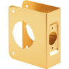 Solid Brass 2-1/8" X 2-3/8" X 1-3/8" Recessed Lock & Door Reinforcer