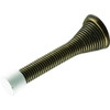 4 In Spring Steel Baseboard Mount Door Stop (5-Pack) (Antique Brass)