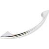 Diecast Chrome-Plated Finish Arched Cabinet Pulls, Pack Of 5