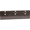 Lcn Dark Bronze Narrow Top Rail Door Plate 3