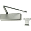 Lcn Satin Chrome Regular Arm Door Closer With Pa Shoe Closer And Metal Cover