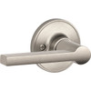 Schlage Solstice J Series Lever, Non-Turning, Grade Ccc, Satin Nickel