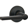 Schlage Solstice J Series Lever, Non-Turning, Grade Ccc, Aged Bronze