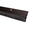 Pemko 18062dnb36 Dark Bronze Brush Seal Meeting Stile With Black Brush Insert 3'