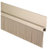Pemko 18100cnb48 Clear Aluminum Brush Seal Aluminum Retainer With Gray Brush 4'