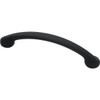 Liberty Hardware 3-3/4 Martini Classic Pull Flat Black, Package Of 12