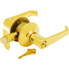 Schlage Elan F Series Lever, Entry, Grade Aaa, Bright Brass