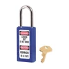 Master Lock Thermoplastic Zenex 6 Pin Tumbler Steel Shackle Padlock (Blue)