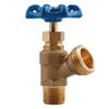 Watts 1/2" Mip Brass Boiler Drain, 2-1/8w X 3-9/16"H