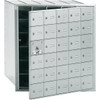 Salsbury Industries Horizontal Mailbox, 30 Doors, Aluminum Finish