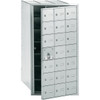 Salsbury Industries Horizontal Mailbox, 21 Doors, Aluminum Finish