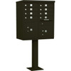 Salsbury Industries Cluster Mailbox, 8 Boxes, Bronze