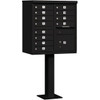 Salsbury Industries Cluster Mailbox, 12 Boxes, Black