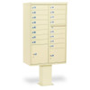Salsbury Industries Cluster Mailbox, 16 Boxes, Sandstone