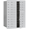 Salsbury Industries Horizontal 4c Mailbox, 20 Boxes, Silver, 11 Door High